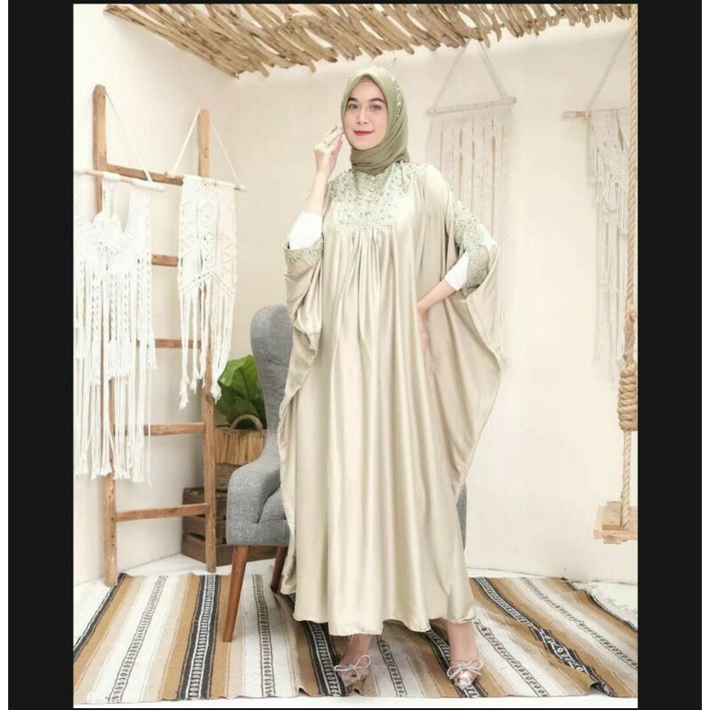 "DK"{ BISA-COD }{ TERLARIS } GAMIS KAFTAN LUCIA // GAMIS PESTA KEKINIAN PREMIUM ORIGINAL BRAND // GA