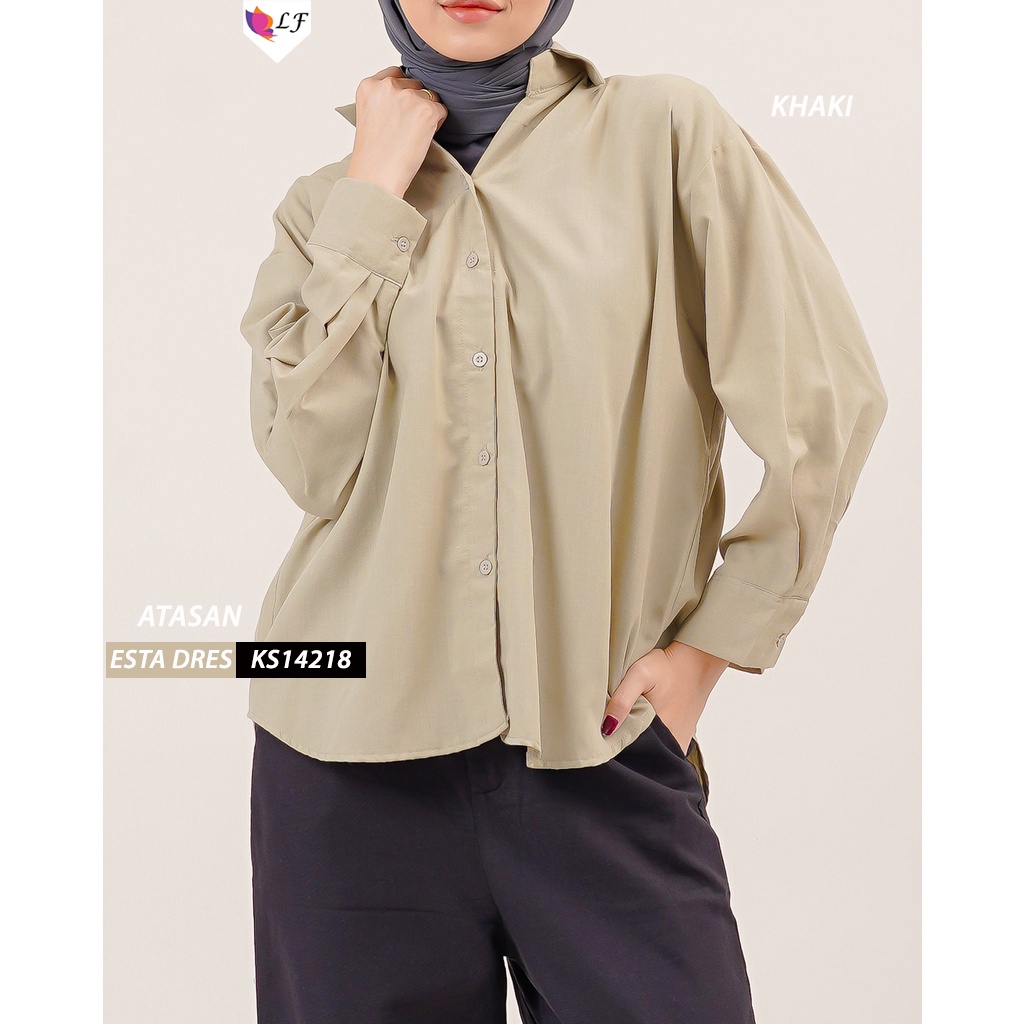 Baju Kemeja Esta KS14218 by LF