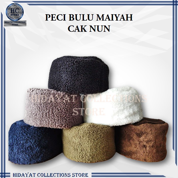 Peci Bulu Rusia Peci Maiyah Peci Bulu Cak Nun Peci Bulu Habib Bahar