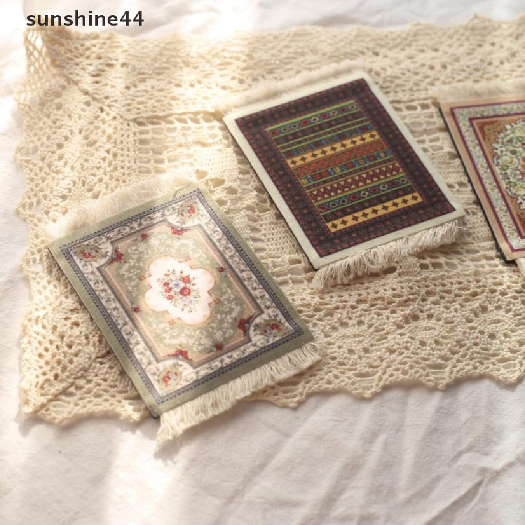 Sunshine Persia Mouse Pad Mini Retro Bahan Woven Untuk laptop