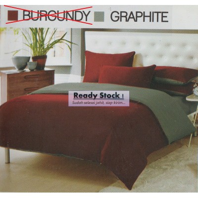 Sprei Polos Graphite 180x200x25 cm