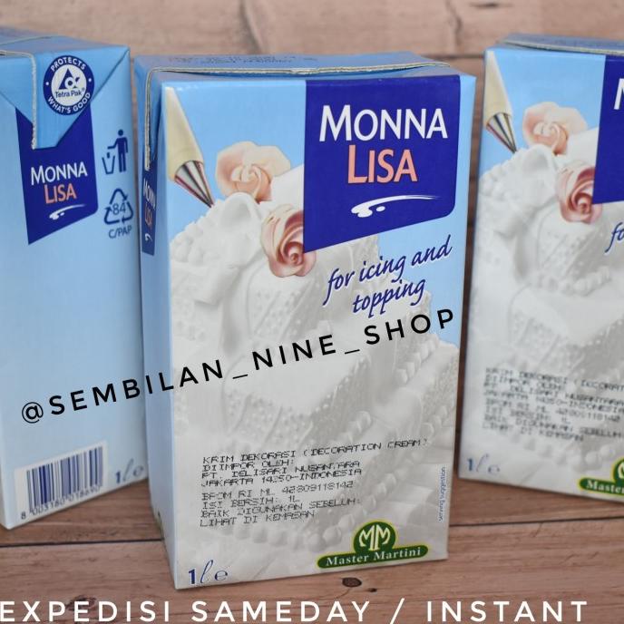 

Monnalisa Whipping Cream 1 Liter Mastermartini BERKUALITAS Kode 436