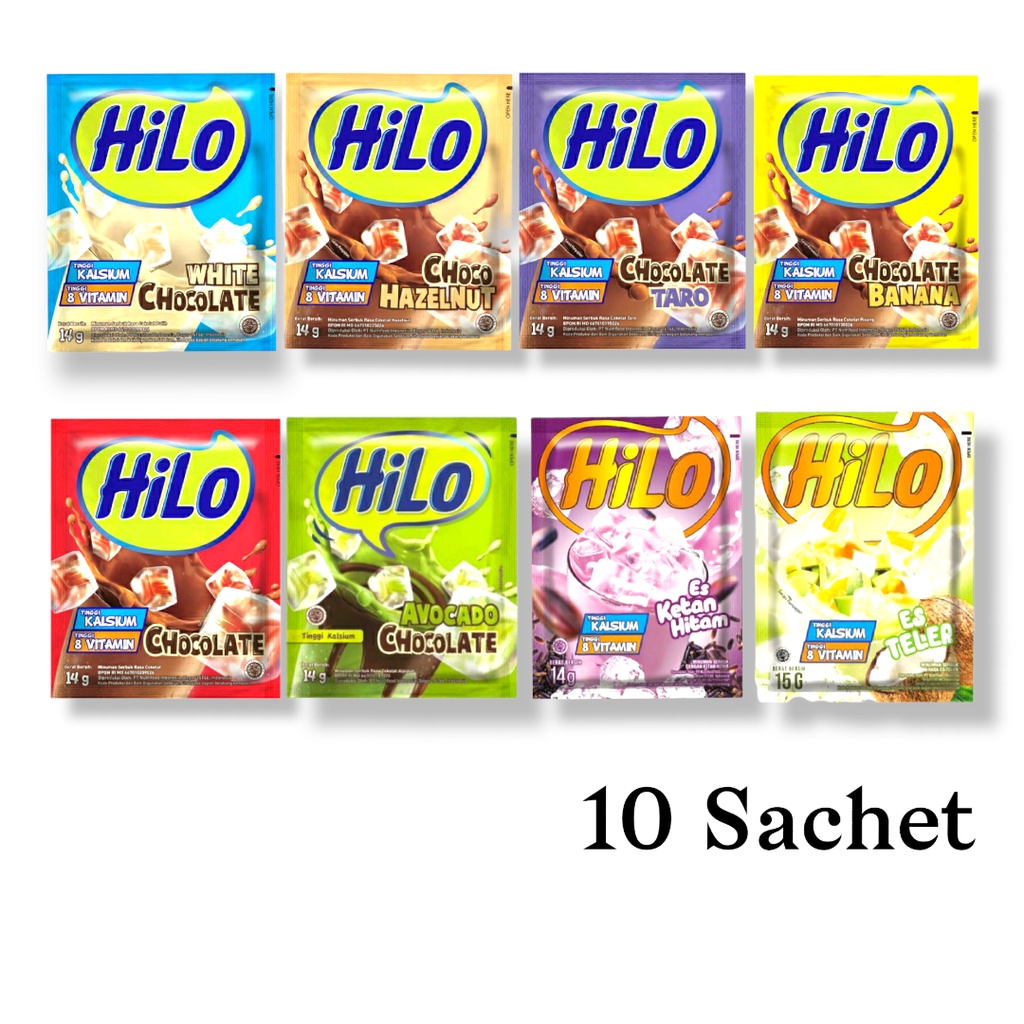 

Hilo Chocolate 10 sachet Minuman Serbuk