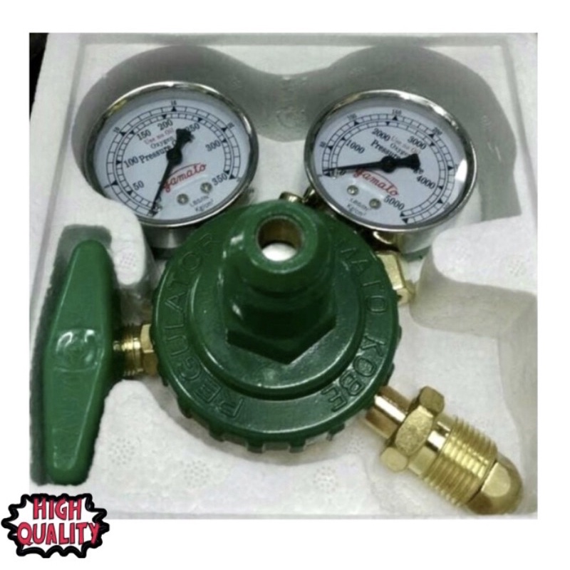 Kepala regulator OKSIGEN & LPG merk yamato Bengkel las lpg dan oksigen regulator oxygen and lpg
