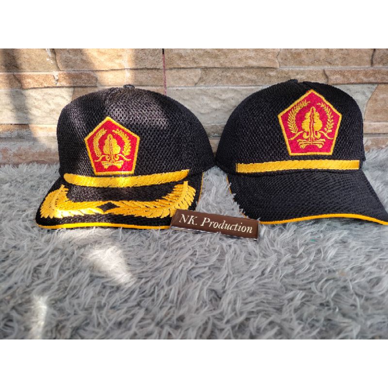 topi polhut logo segi lima/polhut mob new produk