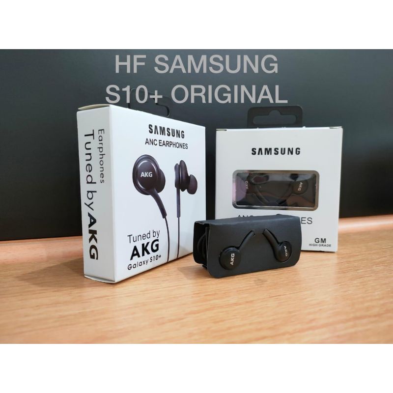 Headset Samsung S10 PLUS AKG Original /Hf AKG S10 Suara Mantap