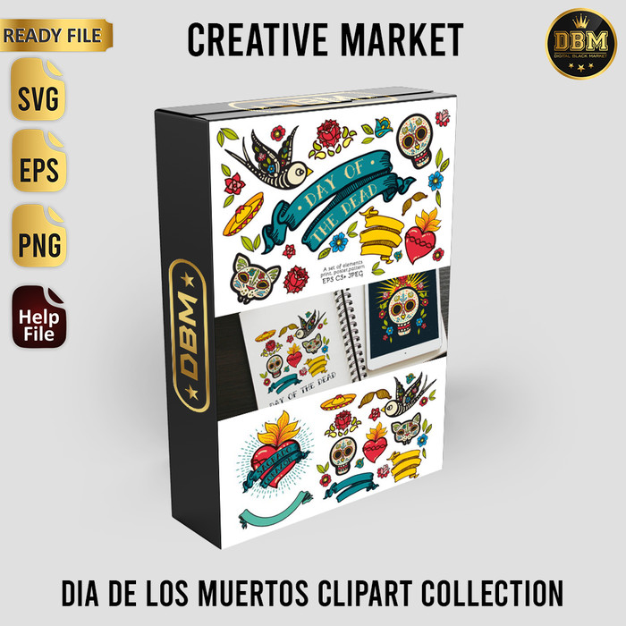 Dia De Los Muertos Clipart Collection - Vector Designs