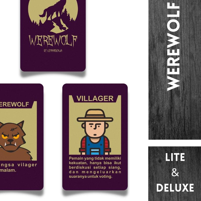 ➣ Lemari Senja - Kartu Permainan Werewolf - lite & deluxe pack ◙
