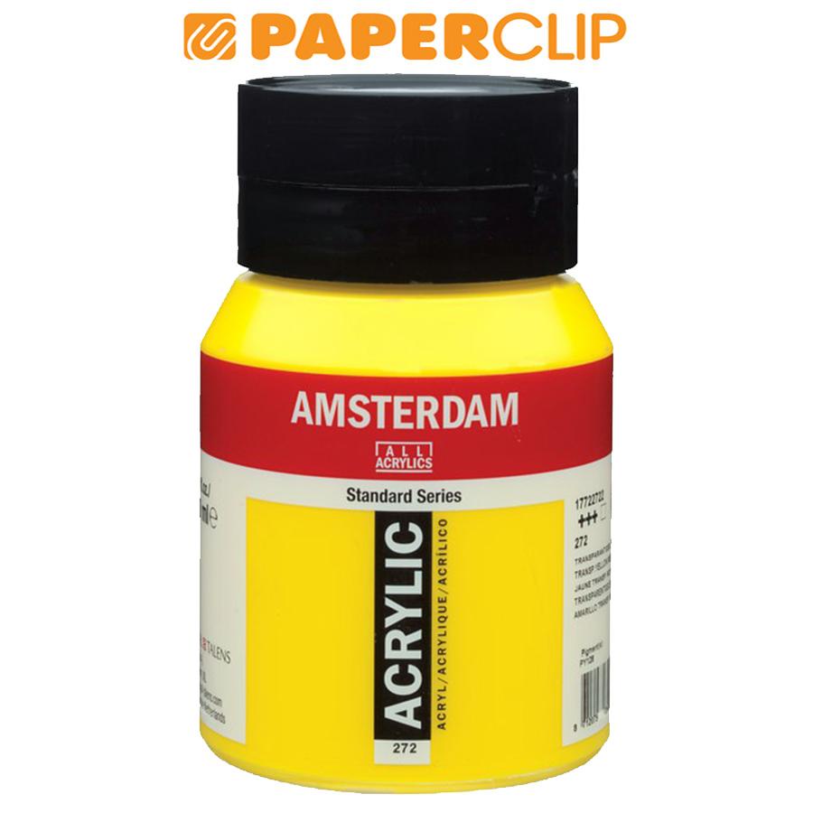 

CAT ACRYLIC AMSTERDAM 17722722AAC 500ML S1 TRANSPARANT YELLOW