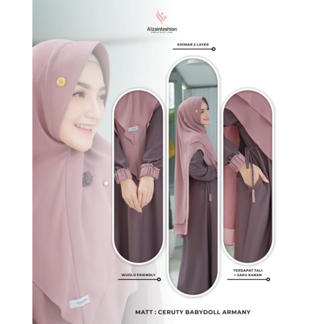 Paling Best Selleeeerrr Gamis Zaila ORI by AlzainFashion