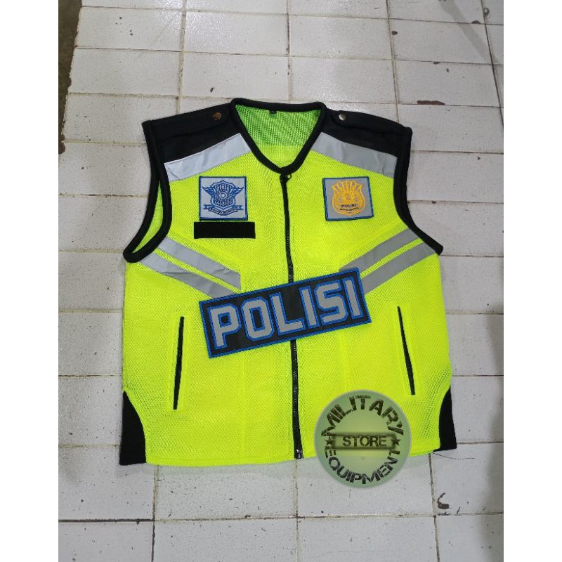 Rompi polantas - Rompi polisi lalulintas bahan jala mes