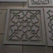 cetakan ornamen GRC 30cm × 30cm