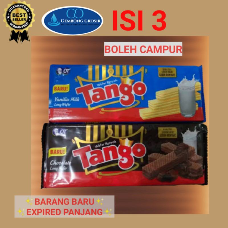 

TANGO WAFER COKLAT VANILLA 130 GRAM ISI 3