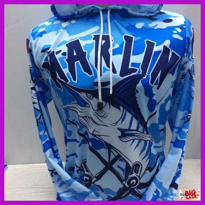 NAGNULUGPANCING- BAJU JERSEY MANCING MANIA BERTOPI MARLIN BIRU-KAOS MANCING MARLIN -ASLII.