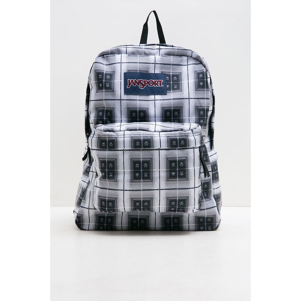 JANSPORT WOMEN SUPERBREAK BLACK ARCADE PLAID
