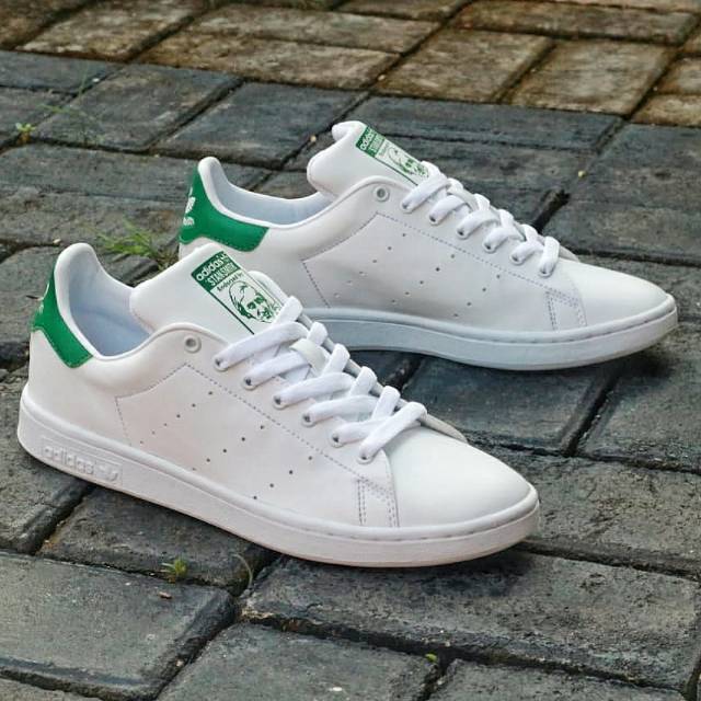Jual Sepatu Adidas stansmith white green original Made Indonesia Shopee Indonesia