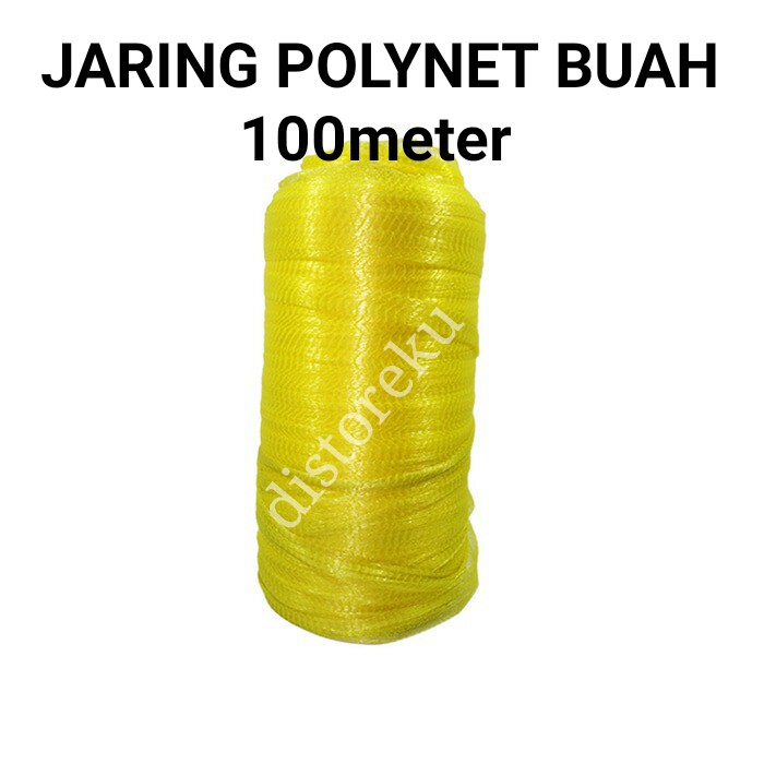 isi 100meter JARING BUAH KUNING serbaguna polynet mainan anak