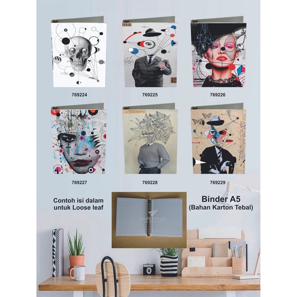

Binder A5 / Binder Note A5 / Surealism / Set 2878