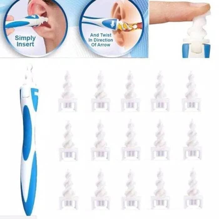 Korek Kuping Pick/Pembersih Telinga-Smart Swab Easy Earwax Ear Cleaner