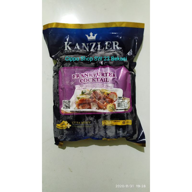 

Sosis KANZLER Frankfurter Cocktail 500 gram