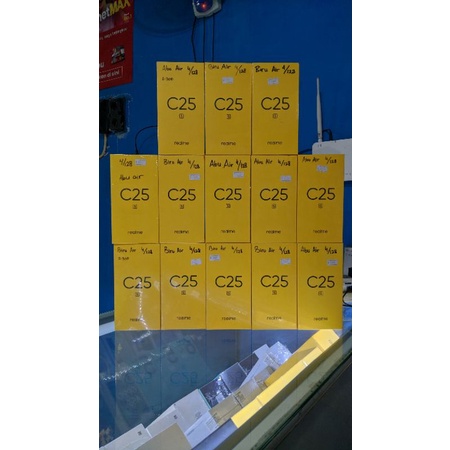 realme c25s ram 4/128gb baru