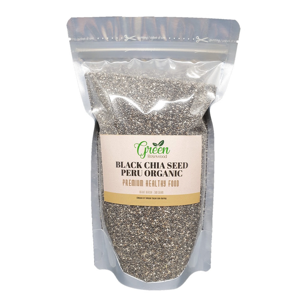 

BLACK CHIA SEED 500 GRAM PERU ORGANIC PREMIUM - CHIA SEEDS CHIASEED 500 GR