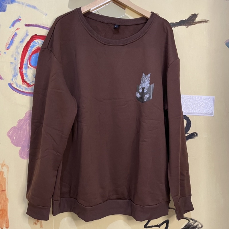 SHEIN CURVE KITTY SWEATER