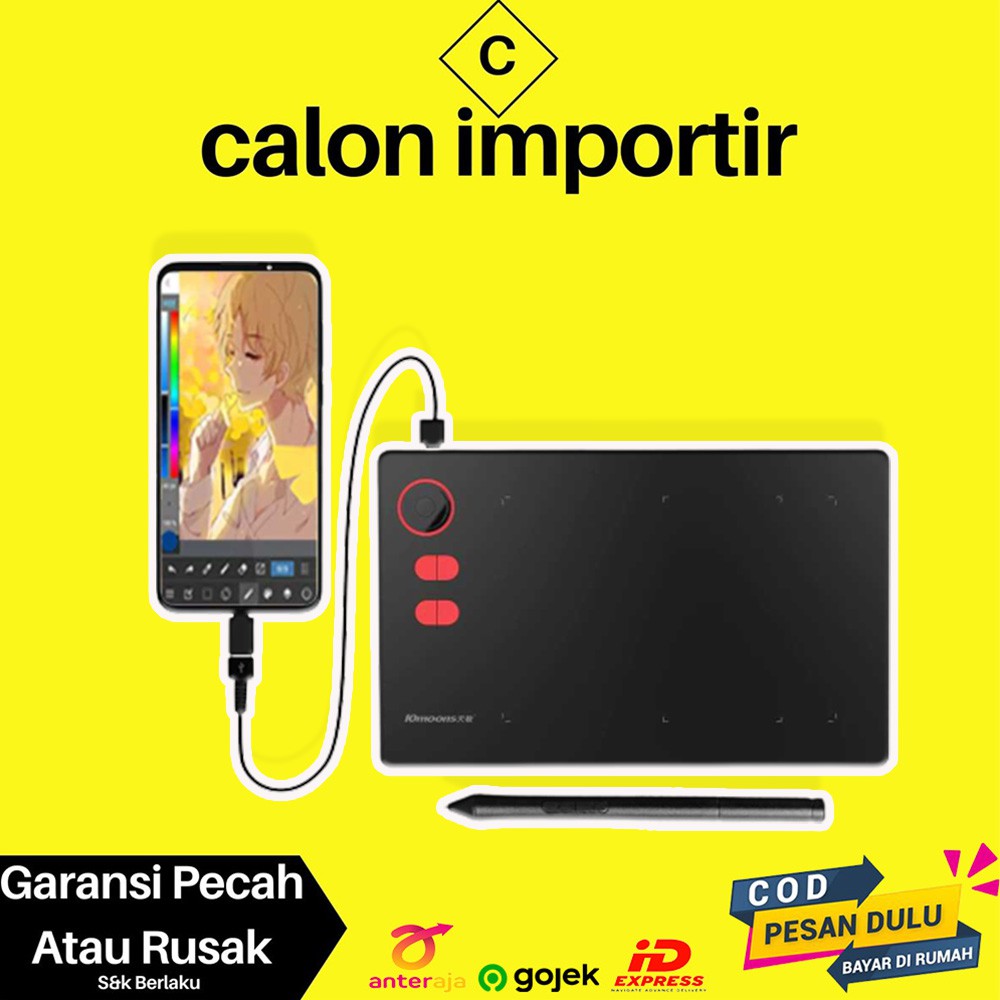 Jual Tablet Digital Drawing Mangaka Anime Kartun Graphics PAD Roller