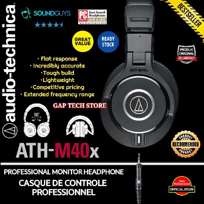 audio technica m40x harga
