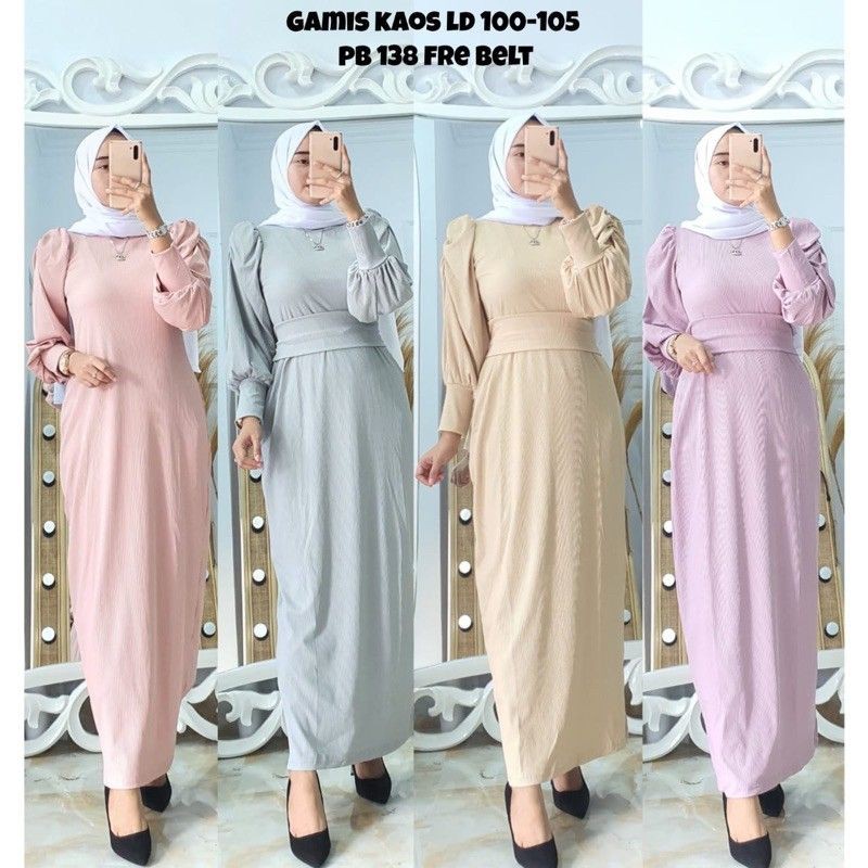 gamis kaos import