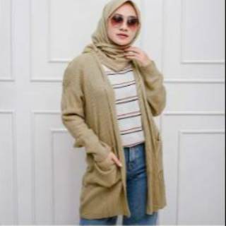 AGATHA Long Outer  Premium Oversize  Rajut  BELLE Outer  