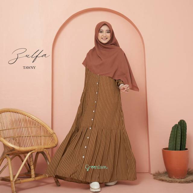 ZULFA DRESS BY GREENISM