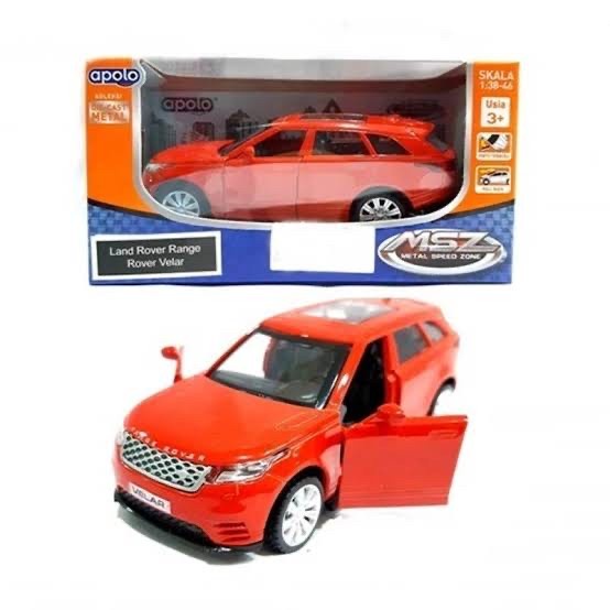 APOLO MSZ LAND ROVER RANGE ROVER VELAR RED DIECAST ORIGINAL MOBIL