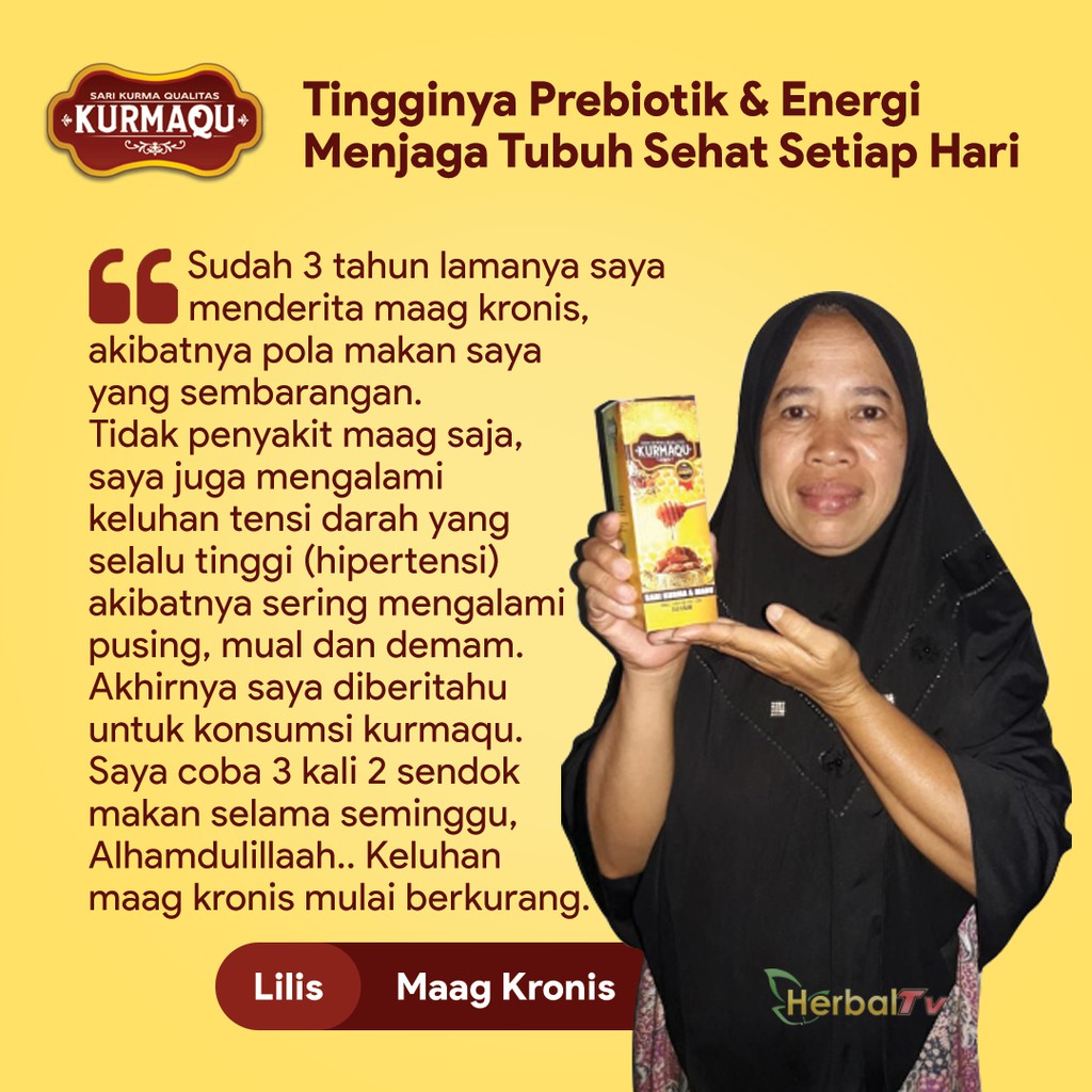 OBAT HERBAL Maag Kronis Gerd Asam Lambung Tinggi KURMAQU SARI KURMA DAN MADU ASLI-2