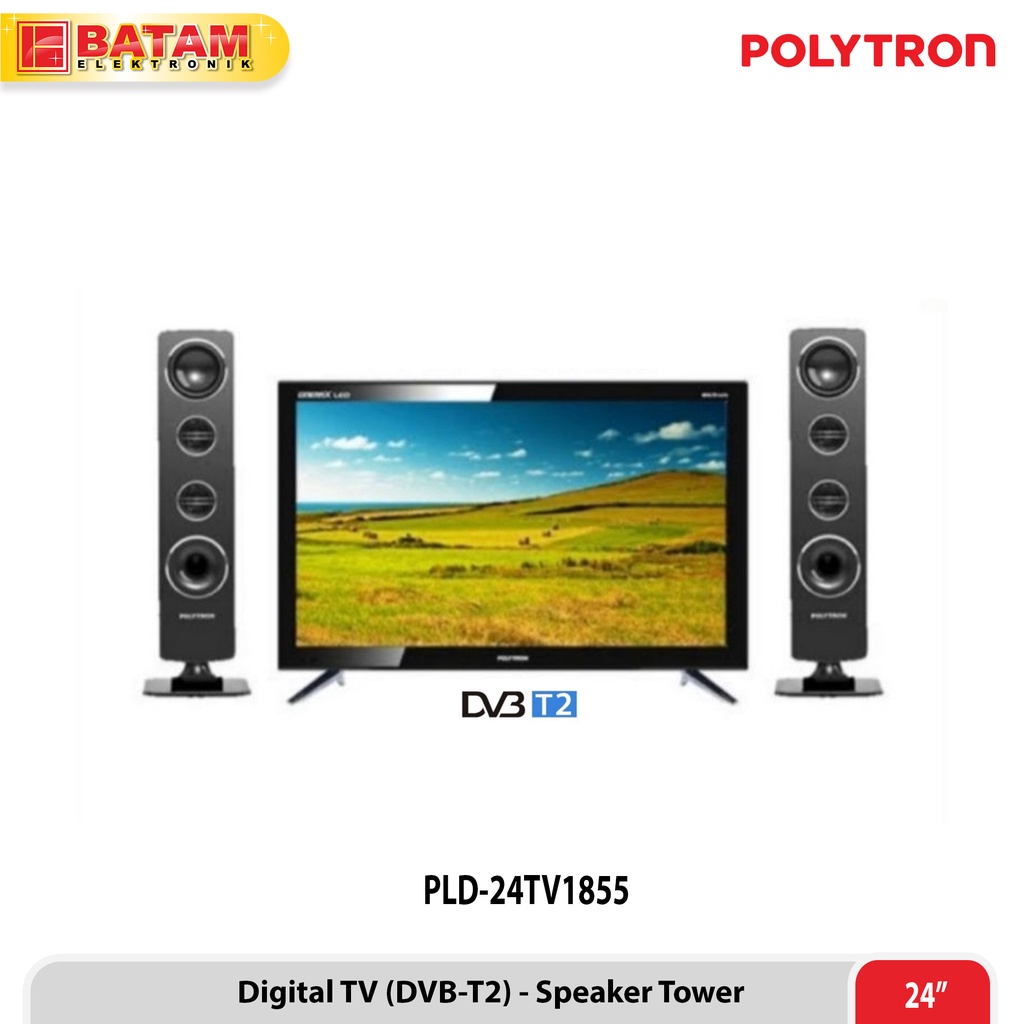 POLYTRON LED TV DIGITAL 24 INCH PLD-24TV1855 - PLD 24TV1855