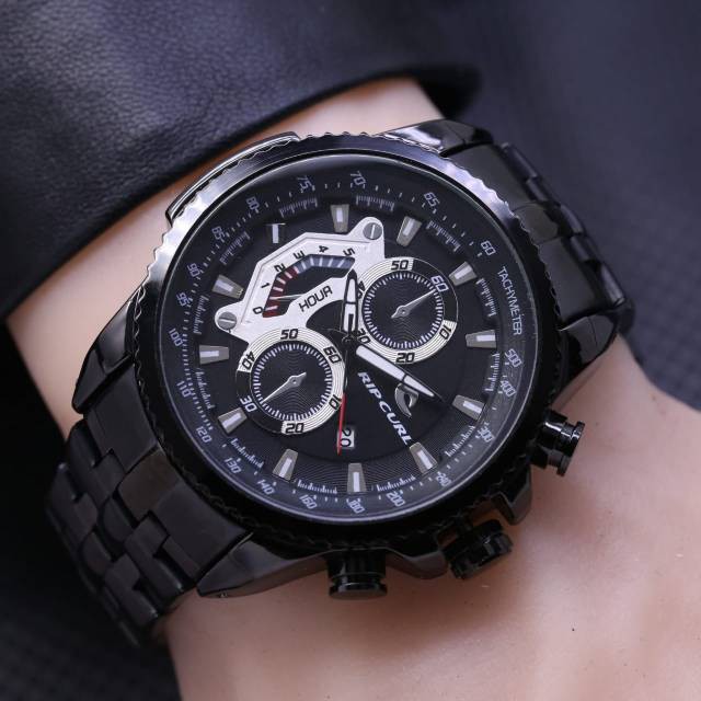 Original Jam Tangan Pria QS Vicenta Rantai Premium Kekinian