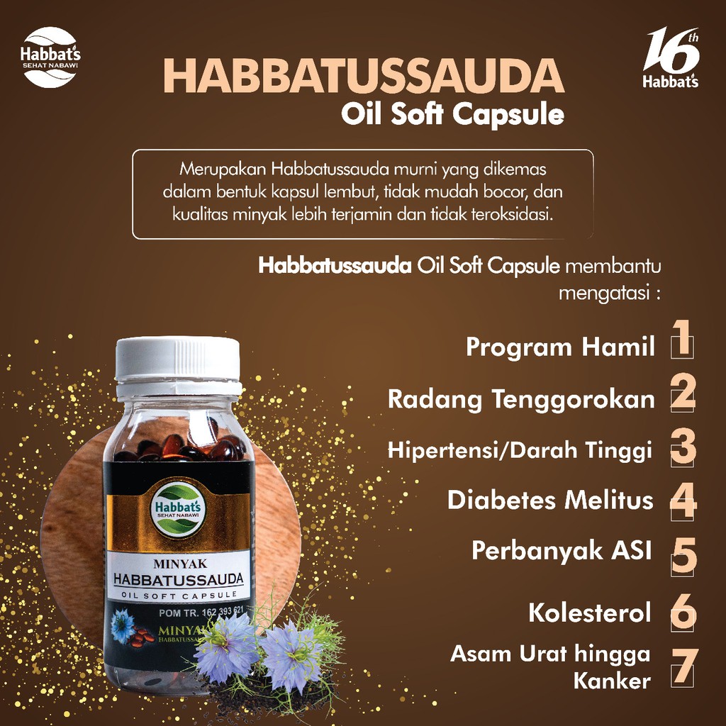 Habatusauda Habbatussauda Habatussauda Oil Softgel Soft Capsule Promil Suami Istri 200 Kapsul