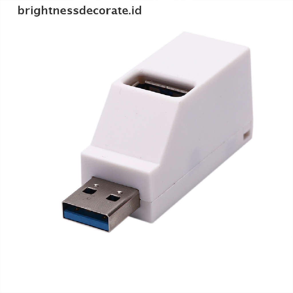 Kotak Splitter Hub 3 Port Usb 3.0 / 2.0 Kecepatan Tinggi Untuk Pc Notebook Laptop