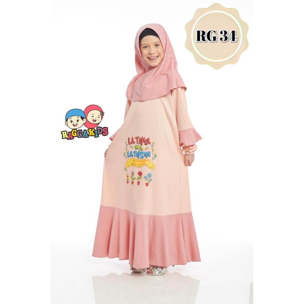 GAMIS ANAK PEREMPUAN REMAJA TANGGUNG PEREMPUAN TERBARU CASUAL NYAMAN RAGGAKIDS RG 34 ( 1-12 TAHUN )