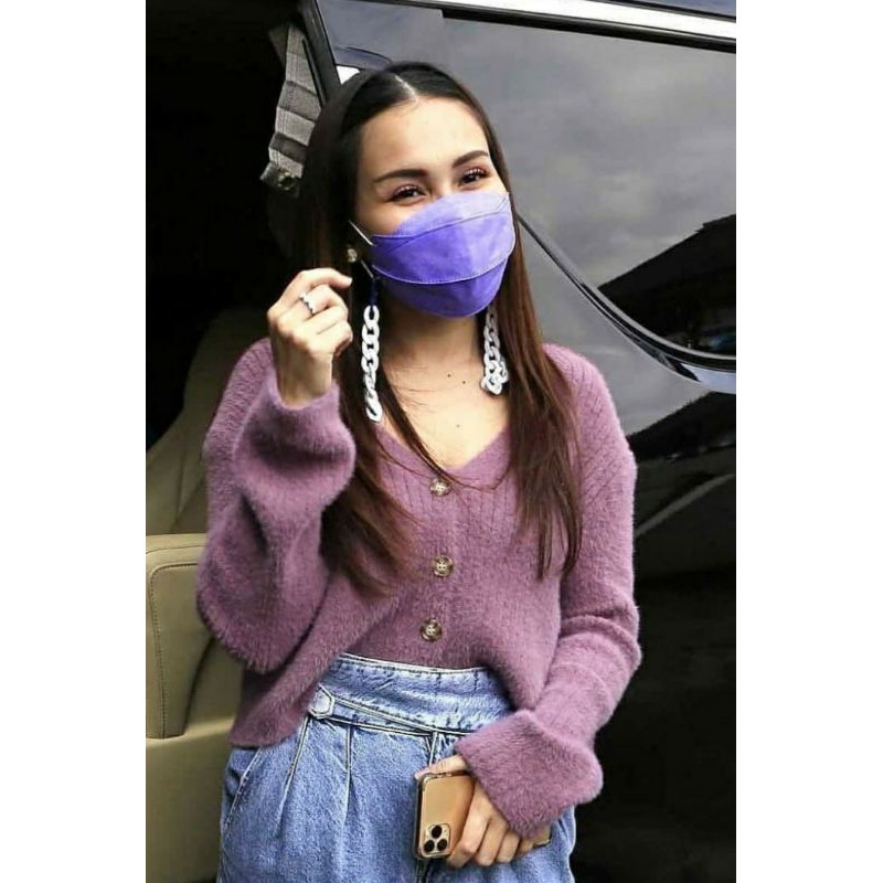 Rantai masker gepeng ayu ting ting_kalung masker ayu ting ting panjang +-65cm_tali masker ayu ting