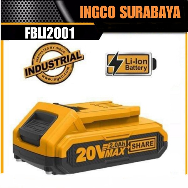Ingco Baterai Lithium-Ion 20 volt Ingco
