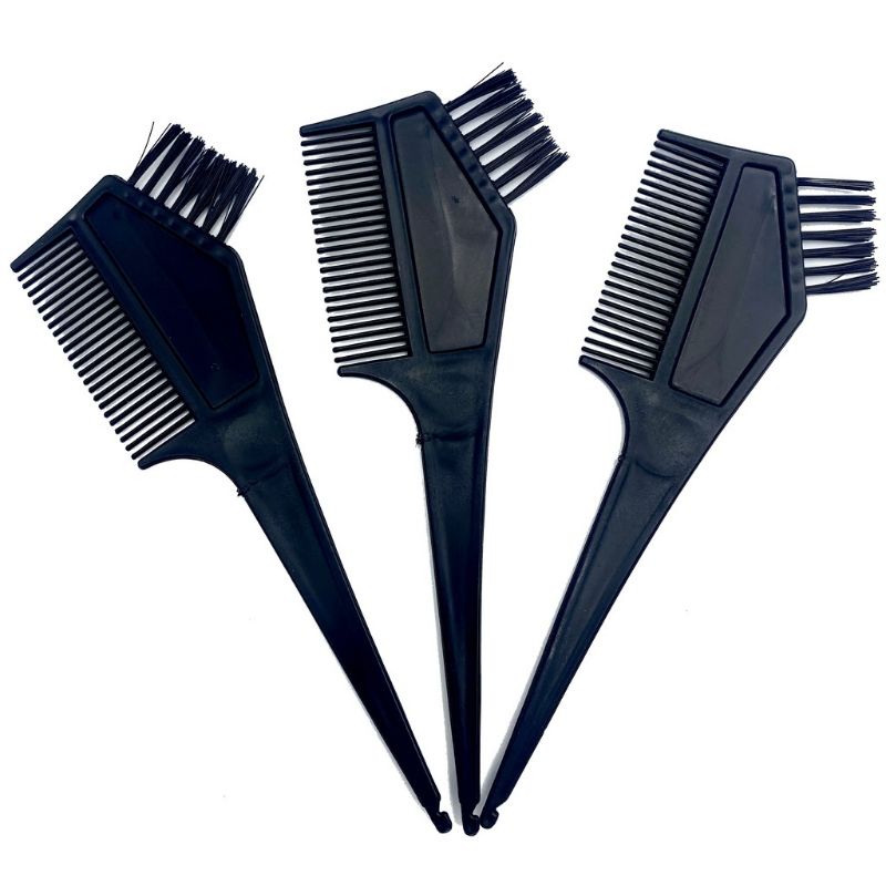 `ღ´ PHINKL `ღ´ Kuas cat sisir hitam aplikasi semir rambut plus sikat