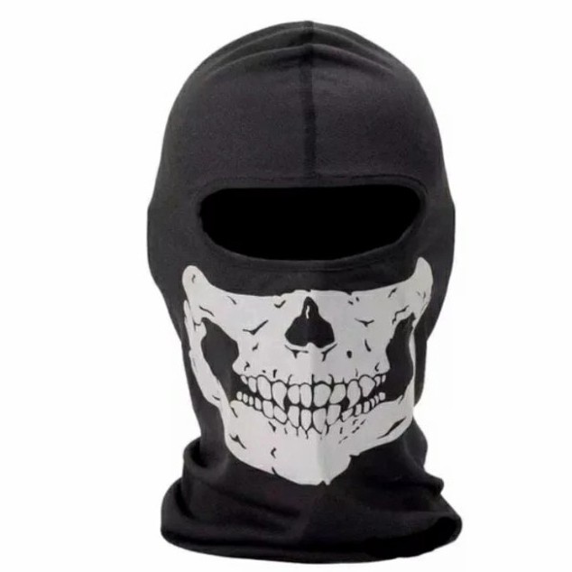 MASKER TERBARU NINJA/ MASKER BALACLAVA /TOPENG HITAM POLOS PRIA PEMOTOR