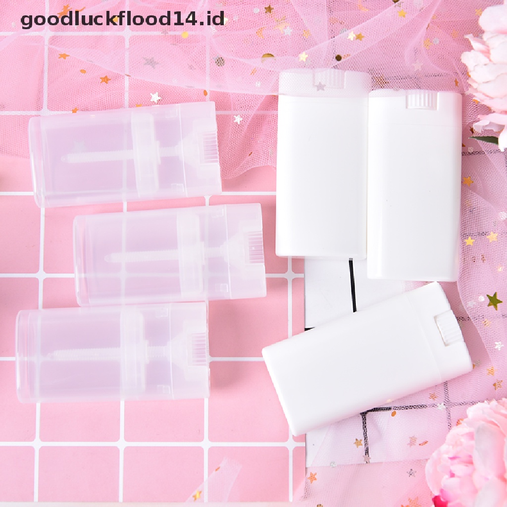 [OOID] 10pcs 20ml plastic empty oval lip balm tubes containers lipstick lip tube ID