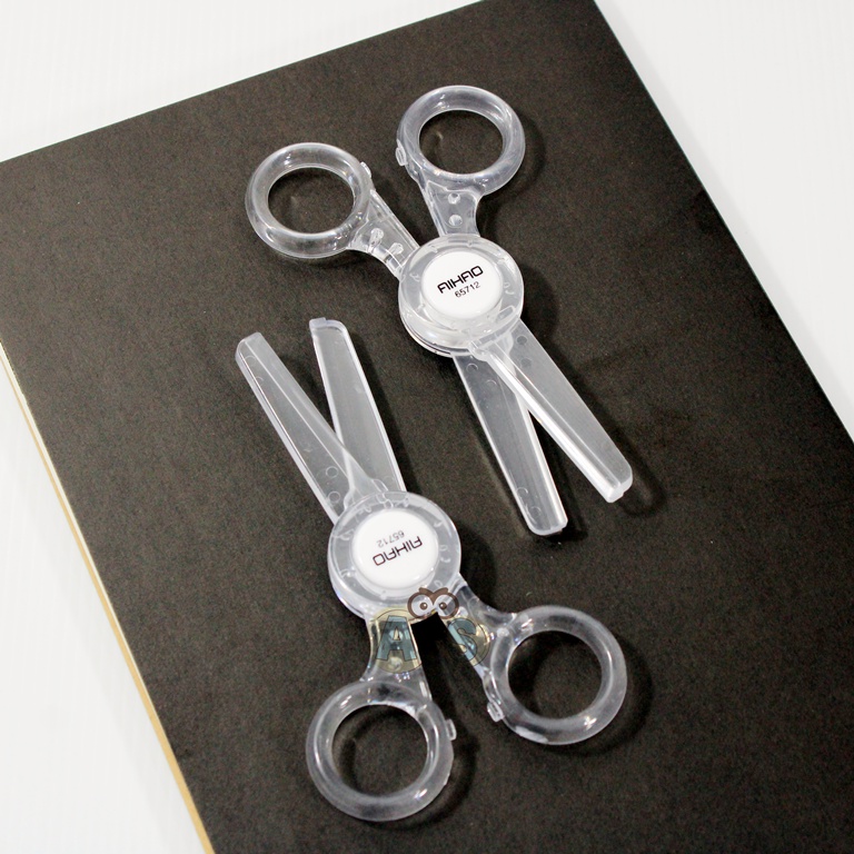 

Gunting Kertas Ergonomic Transparan Aihao