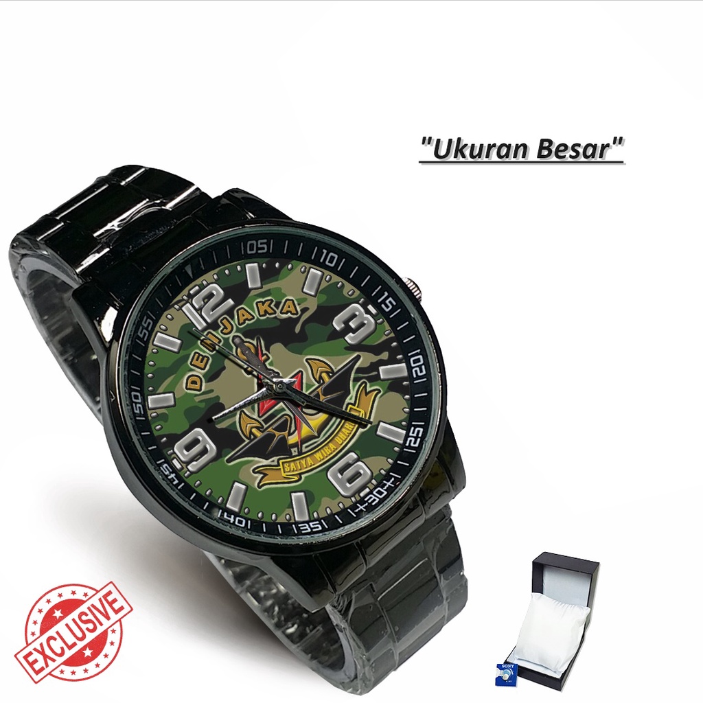 Jam Tangan Rantai Couple DENJAKA TNI AL 01 (Limited Edition)