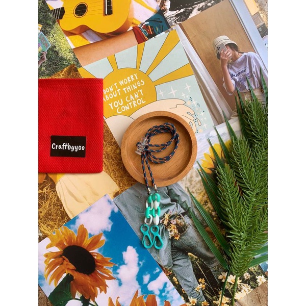 TERMURAH KONEKTOR MASKER RANTAI MANIK 2 IN 1 HIJAB LANYARD MASKER