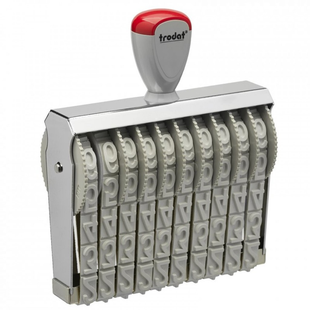 

TRODAT STEMPEL ANGKA 10 DIGIT 15410 / 15310 / 15510 / 151810
