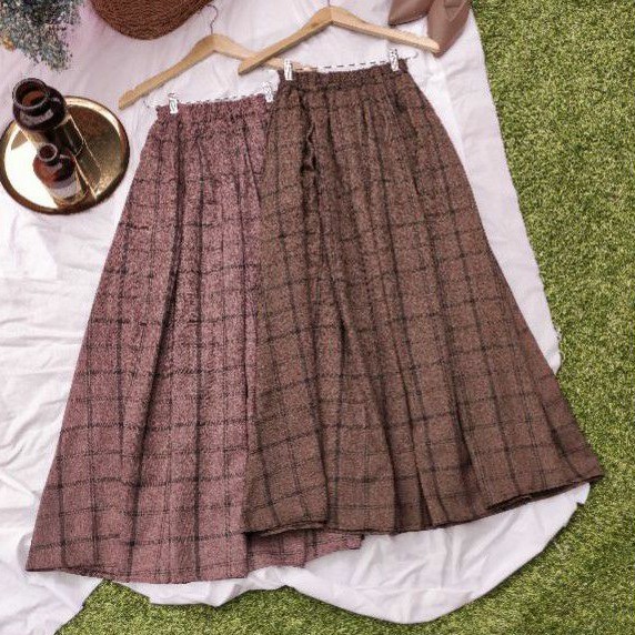 [BEST SELLER] AZKYA SKIRT kode WFL / BL / ZG