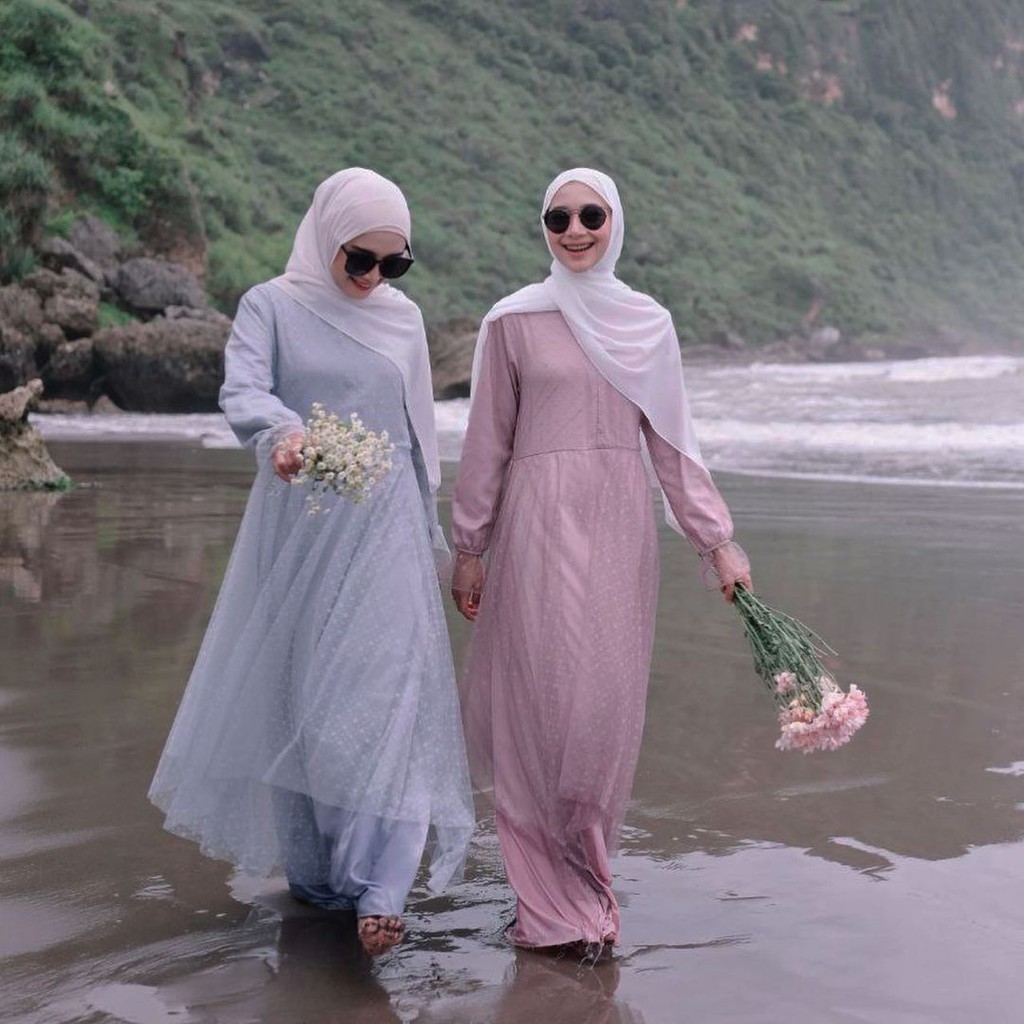 Sephora Tile Dress Grey/Dress Pesta Ld 100/Dress Seragaman Nikah/Dress Maternity Ld 100/Gamis Tile